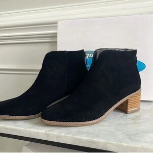 Aqua College Emily Black Waterproof Suede Ankle Boots